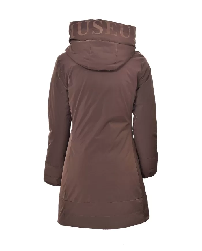 Piumino Donna reversibile marrone/arancio MLW24162 DOTTIE | MUSEUM Piumino Donna reversibile marrone/arancio MLW24162 DOTTIE | MUSEUM