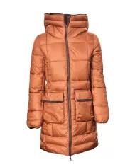 Piumino Donna reversibile marrone/arancio MLW24162 DOTTIE | MUSEUM
