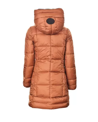 Piumino Donna reversibile marrone/arancio MLW24162 DOTTIE | MUSEUM