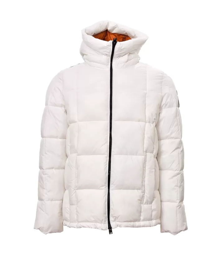 Piumino Uomo bianco trapuntato MMW24005 DENYS | MUSEUM Piumino Uomo bianco trapuntato MMW24005 DENYS | MUSEUM