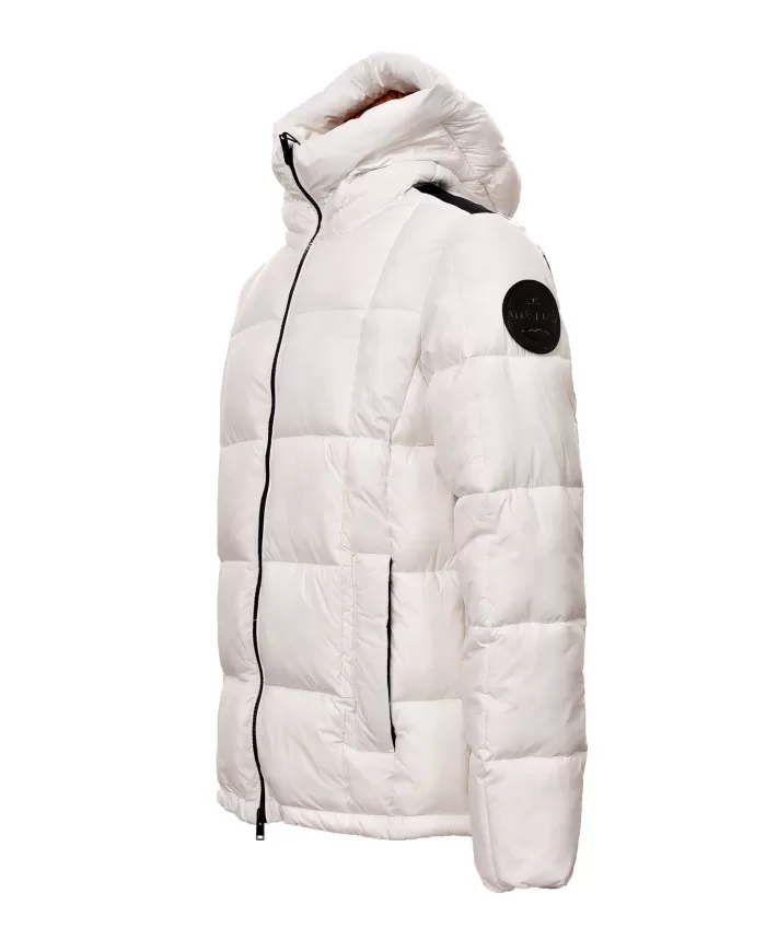 Piumino Uomo bianco trapuntato MMW24005 DENYS | MUSEUM Piumino Uomo bianco trapuntato MMW24005 DENYS | MUSEUM