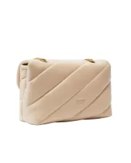 Borsa Donna beige/grigio 100038 A0F2 LOVE PUFF CLASSIC | PINKO