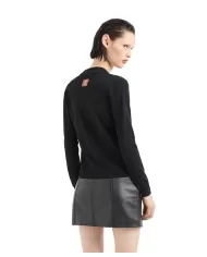 Cardigan Donna nero 6DYE1K YMH6Z | ARMANI EXCHANGE