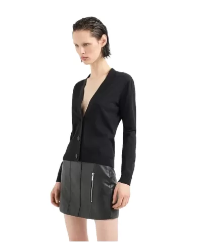 Cardigan Donna nero 6DYE1K YMH6Z | ARMANI EXCHANGE Cardigan Donna nero 6DYE1K YMH6Z | ARMANI EXCHANGE