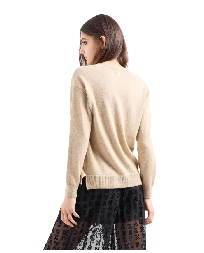 Maglia Donna gold 6DYM2C YM2FZ | ARMANI EXCHANGE