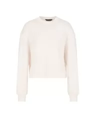 Felpa donna in cotone stile francese 6DYM80 YJFZZ |ARMANI EXCHANGE