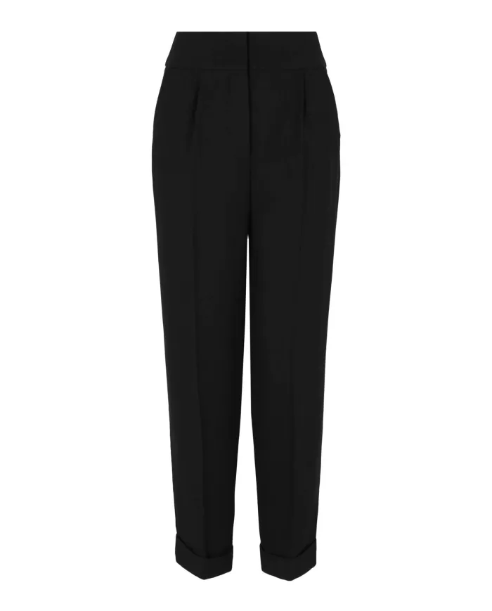 Pantalone Donna nero con pinces 6DYP10 YN9JZ | ARMANI EXCHANGE Pantalone Donna nero con pinces 6DYP10 YN9JZ | ARMANI EXCHANGE