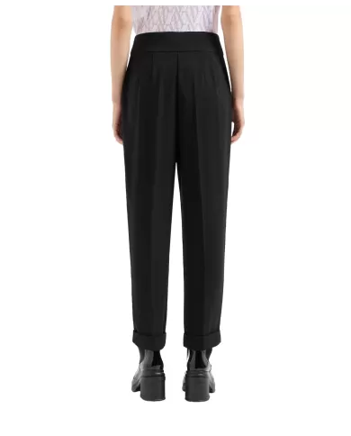 Pantalone Donna nero con pinces 6DYP10 YN9JZ | ARMANI EXCHANGE Pantalone Donna nero con pinces 6DYP10 YN9JZ | ARMANI EXCHANGE
