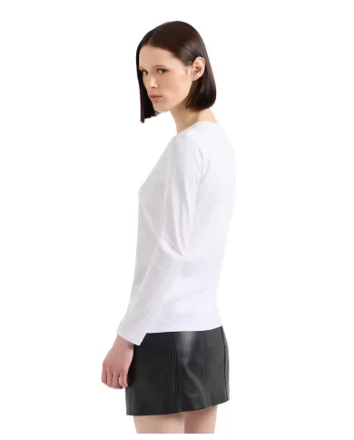 T-shirt donna bianca manica lunga 6DYT05 YJDTZ | ARMANI EXCHANGE T-shirt donna bianca manica lunga 6DYT05 YJDTZ | ARMANI EXCHANGE
