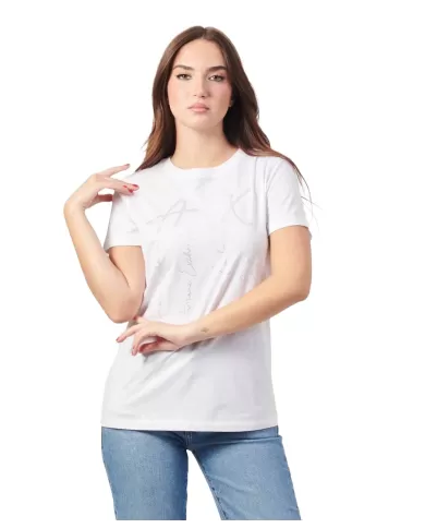 T-shirt Donna bianca di cotone 6DYT53 YJ3RZ | ARMANI EXCHANGE T-shirt Donna bianca di cotone 6DYT53 YJ3RZ | ARMANI EXCHANGE