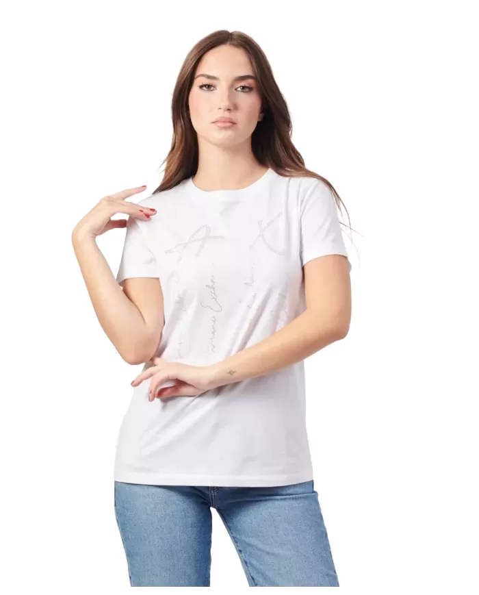 T-shirt Donna bianca di cotone 6DYT53 YJ3RZ | ARMANI EXCHANGE T-shirt Donna bianca di cotone 6DYT53 YJ3RZ | ARMANI EXCHANGE