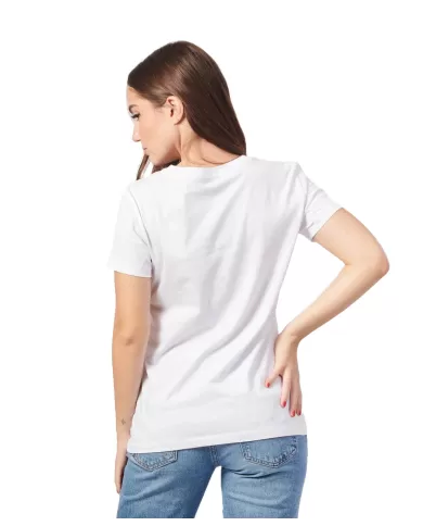 T-shirt Donna bianca di cotone 6DYT53 YJ3RZ | ARMANI EXCHANGE T-shirt Donna bianca di cotone 6DYT53 YJ3RZ | ARMANI EXCHANGE