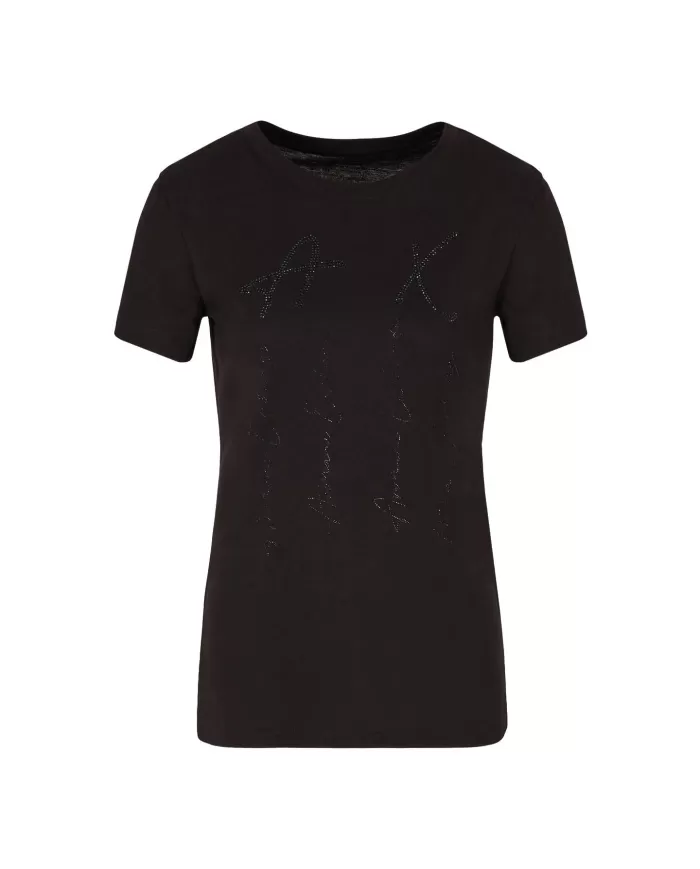 T-shirt Donna nera in cotone 6DYT53 YJ3RZ | ARMANI EXCHANGE T-shirt Donna nera in cotone 6DYT53 YJ3RZ | ARMANI EXCHANGE