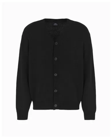 Cardigan Uomo nero in lana 6DZE1G ZM1LZ | ARMANI EXCHANGE Cardigan Uomo nero in lana 6DZE1G ZM1LZ | ARMANI EXCHANGE