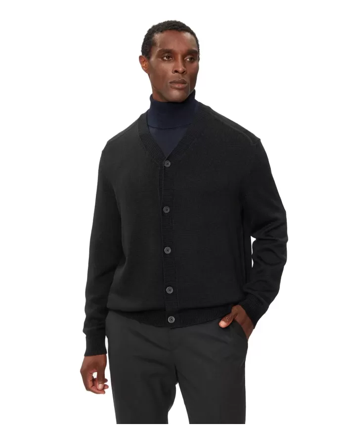 Cardigan Uomo nero in lana 6DZE1G ZM1LZ | ARMANI EXCHANGE Cardigan Uomo nero in lana 6DZE1G ZM1LZ | ARMANI EXCHANGE