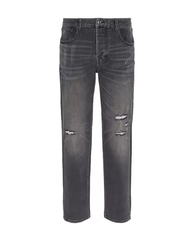 Jeans Uomo grigio con dettaglio strappo 6DZJ82 Z1YTZ | ARMANI EXCHANGE Jeans Uomo grigio con dettaglio strappo 6DZJ82 Z1YTZ | ARMANI EXCHANGE