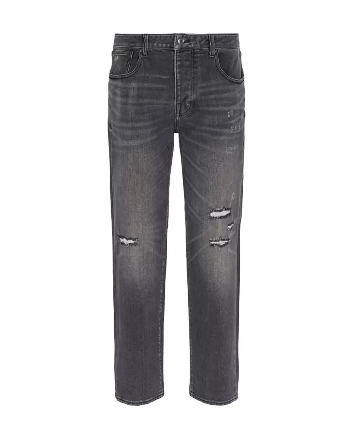 Jeans Uomo grigio con dettaglio strappo 6DZJ82 Z1YTZ | ARMANI EXCHANGE Jeans Uomo grigio con dettaglio strappo 6DZJ82 Z1YTZ | ARMANI EXCHANGE