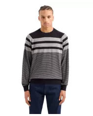 Maglia Uomo lana con motivo rugato blu 6DZM2K ZMM9Z | ARMANI EXCHANGE Maglia Uomo lana con motivo rugato blu 6DZM2K ZMM9Z | ARMANI EXCHANGE