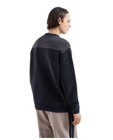 Maglia Uomo effetto sfumato logato blue 6DZM2P ZM4PZ | ARMANI EXCHANGE Maglia Uomo effetto sfumato logato blue 6DZM2P ZM4PZ | ARMANI EXCHANGE