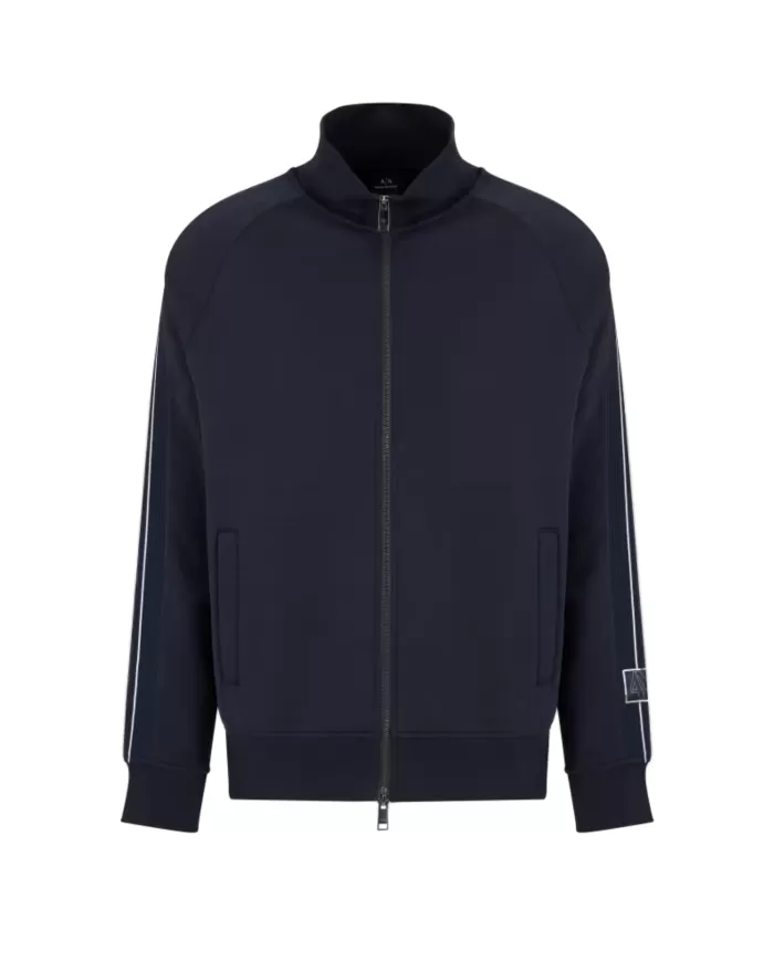 Felpa uomo navy in cotone 6DZMJL ZJZGZ | ARMANI EXCHANGE Felpa uomo navy in cotone 6DZMJL ZJZGZ | ARMANI EXCHANGE