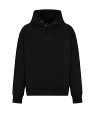 Felpa uomo nera in cotone 6DZMLJ ZJ4XZ | ARMANI EXCHANGE