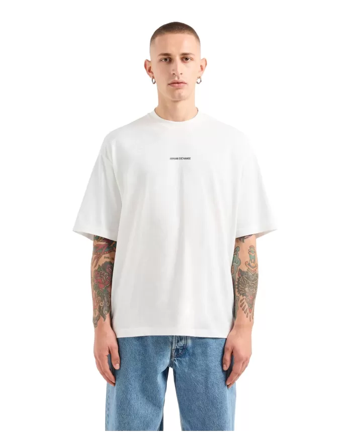 T-shirt Uomo bianca in cotone 6DZTLS ZJLFZ | ARMANI EXCHANGE T-shirt Uomo bianca in cotone 6DZTLS ZJLFZ | ARMANI EXCHANGE