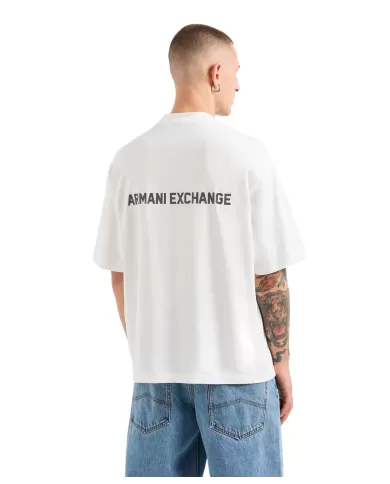 T-shirt Uomo bianca in cotone 6DZTLS ZJLFZ | ARMANI EXCHANGE T-shirt Uomo bianca in cotone 6DZTLS ZJLFZ | ARMANI EXCHANGE