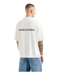 T-shirt Uomo bianca in cotone 6DZTLS ZJLFZ | ARMANI EXCHANGE