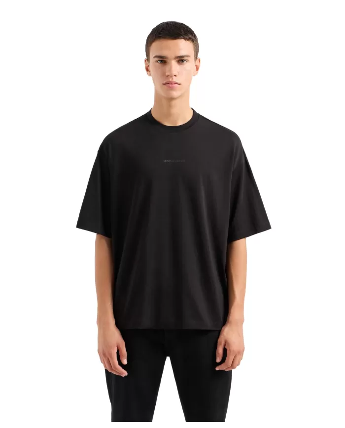 T-shirt Uomo nera in cotone 6DZTLS ZJLFZ | ARMANI EXCHANGE T-shirt Uomo nera in cotone 6DZTLS ZJLFZ | ARMANI EXCHANGE