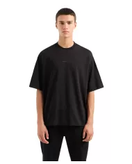 T-shirt Uomo nera in cotone 6DZTLS ZJLFZ | ARMANI EXCHANGE