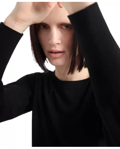 Maglia donna nera 8NYM4L YMH4Z |ARMANI EXCHANGE Maglia donna nera 8NYM4L YMH4Z |ARMANI EXCHANGE