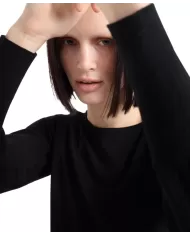 Maglia donna nera 8NYM4L YMH4Z |ARMANI EXCHANGE