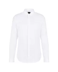 Camicia Uomo bianca stile basic 8NZC49 ZNYXZ | ARMANI EXCHANGE