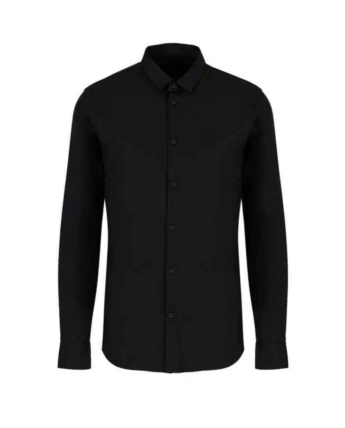 Camicia Uomo nera stile basic 8NZC49 ZNYXZ | ARMANI EXCHANGE Camicia Uomo nera stile basic 8NZC49 ZNYXZ | ARMANI EXCHANGE