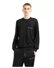 Maglia uomo nero in lana 8NZM5A ZM1YZ | ARMANI EXCHANGE
