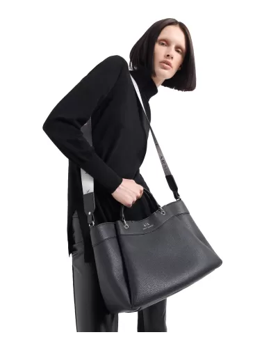 Borsa Donna nera grande stile shopper 942910 CC783 |ARMANI EXCHANGE Borsa Donna nera grande stile shopper 942910 CC783 |ARMANI EXCHANGE