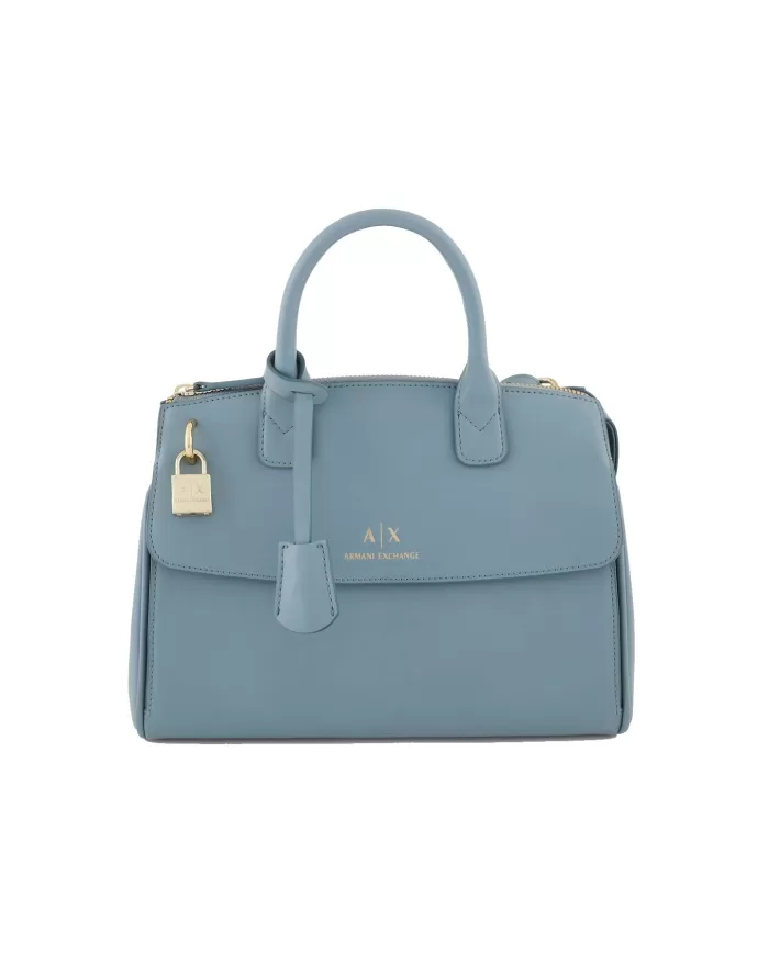 Borsa Donna celeste stile bauletto 949162 4F779 | ARMANI EXCHANGE Borsa Donna celeste stile bauletto 949162 4F779 | ARMANI EXCHANGE