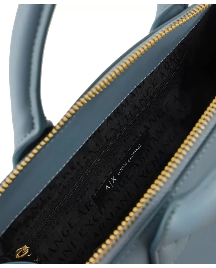 Borsa Donna celeste stile bauletto 949162 4F779 | ARMANI EXCHANGE