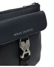 Tracolla Uomo blu in ecopelle 952698 4F864 |ARMANI EXCHANGE