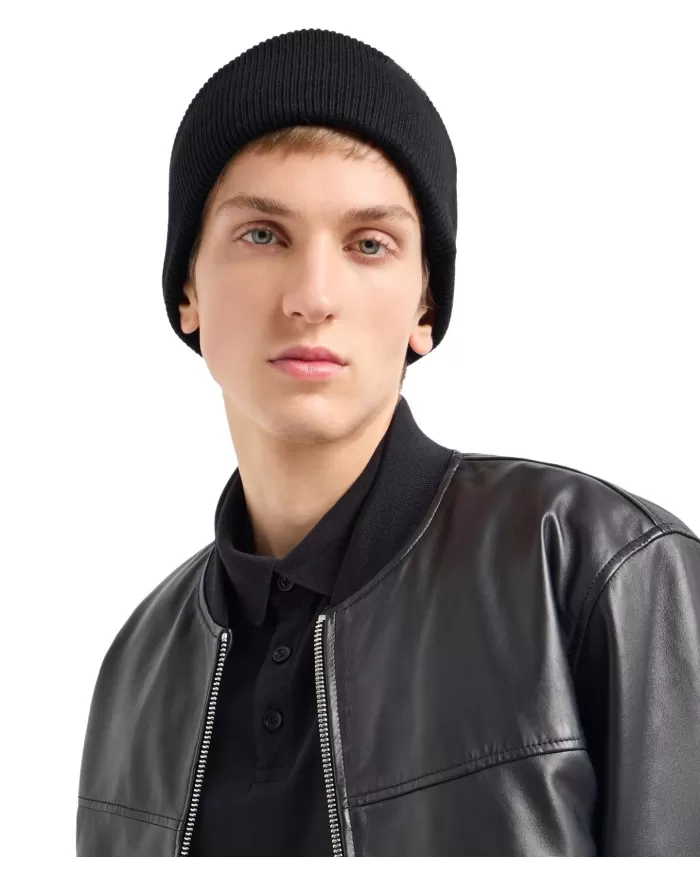 Berretto Uomo nero in lana 954676 4F307 |ARMANI EXCHANGE Berretto Uomo nero in lana 954676 4F307 |ARMANI EXCHANGE