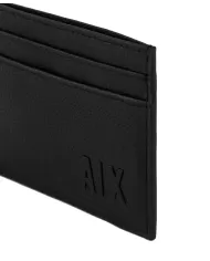 Portacarte Uomo nero in ecopelle 958053 3F892 |ARMANI EXCHANGE