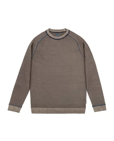 Maglia Uomo in lana color fango PLATA R00423 | BOB Maglia Uomo in lana color fango PLATA R00423 | BOB