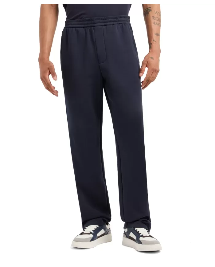 Pantalone Uomo blu in cotone stile gym 6DZPJK ZJZGZ |ARMANI EXCHANGE Pantalone Uomo blu in cotone stile gym 6DZPJK ZJZGZ |ARMANI EXCHANGE