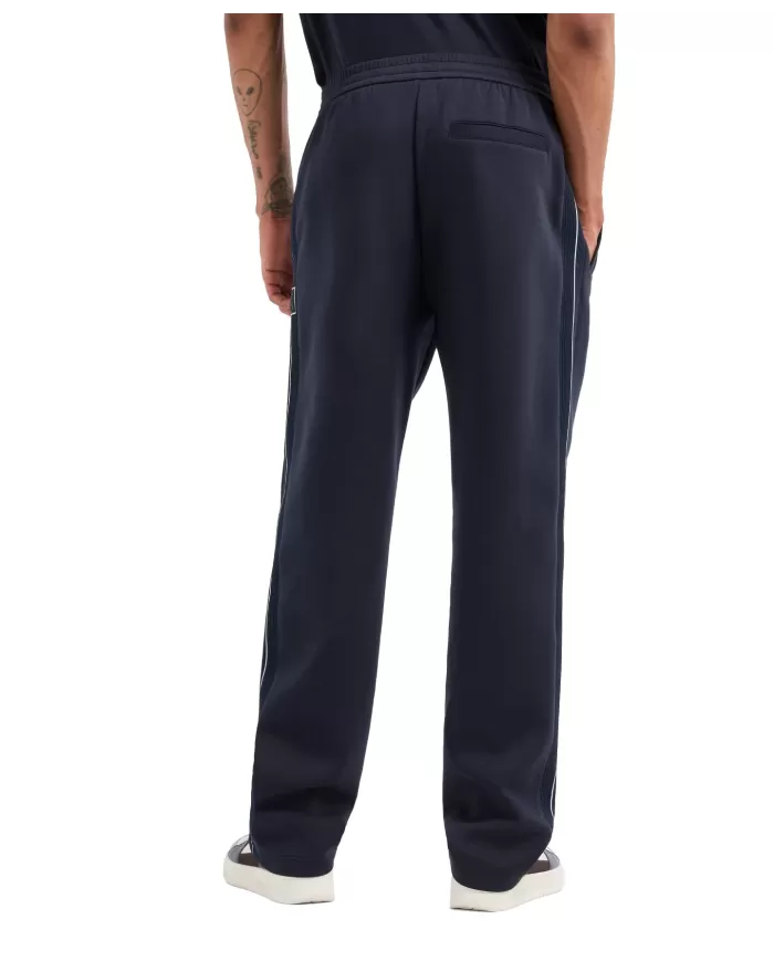 Pantalone Uomo blu in cotone stile gym 6DZPJK ZJZGZ |ARMANI EXCHANGE