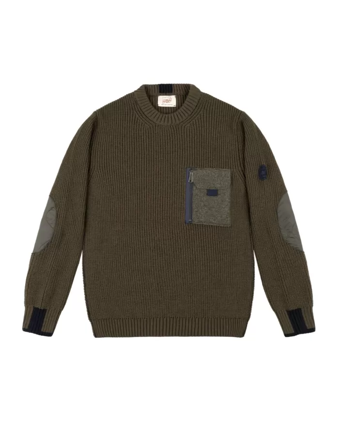 Maglia Uomo militare in lana BRANDON | BOB Maglia Uomo militare in lana BRANDON | BOB