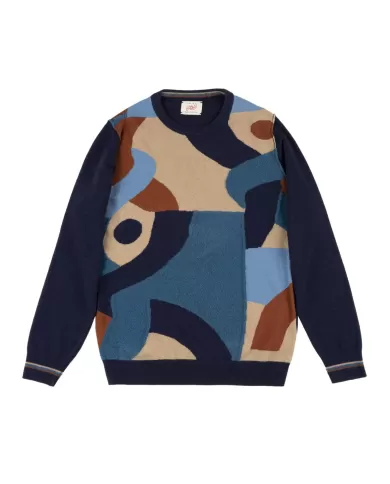 Maglia Uomo in lana multicolor EZRA | BOB Maglia Uomo in lana multicolor EZRA | BOB