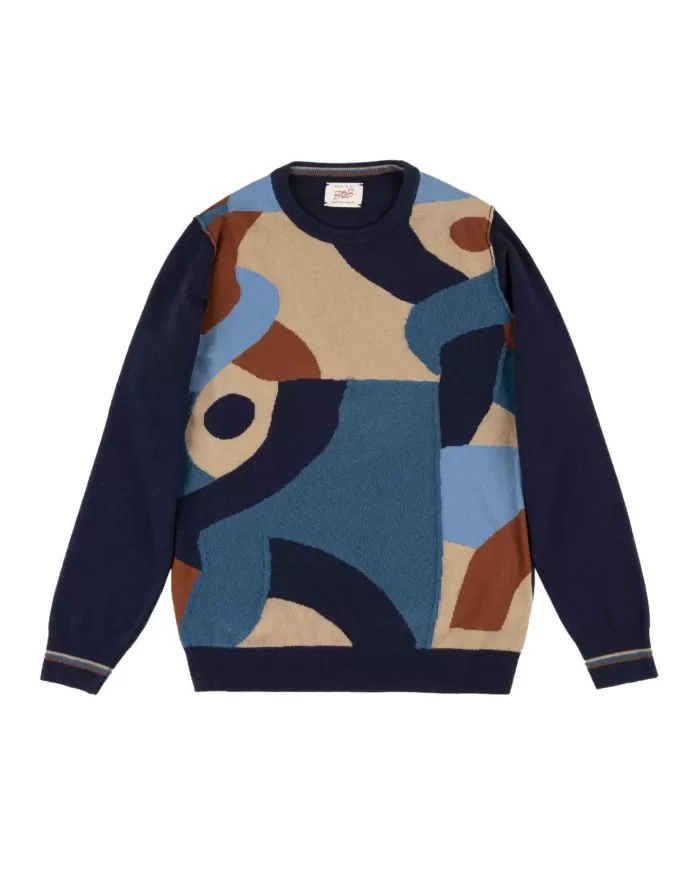 Maglia Uomo in lana multicolor EZRA | BOB Maglia Uomo in lana multicolor EZRA | BOB