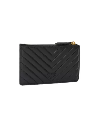 Porta carte donna nero/gold 100251 A0GK AIRONE |PINKO Porta carte donna nero/gold 100251 A0GK AIRONE |PINKO