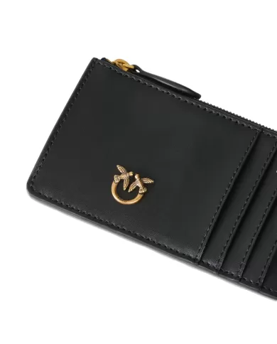 Porta carte donna nero/gold 100251 A0GK AIRONE |PINKO Porta carte donna nero/gold 100251 A0GK AIRONE |PINKO