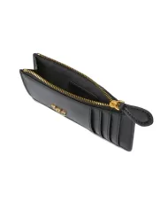 Porta carte donna nero/gold 100251 A0GK AIRONE |PINKO
